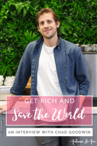 get rich and save the world