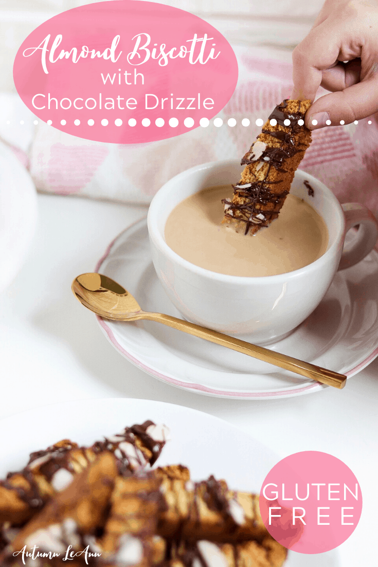 gluten free almond biscotti with chocolate drizzle pinterest pin3