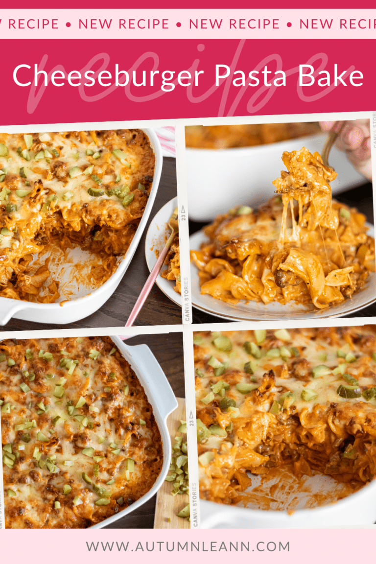 cheeseburger pasta bake pinterest pin